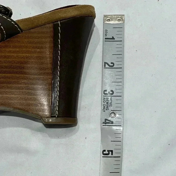 Aerosoles Swish Bone brown leather wedge, size 11 - Picture 6 of 6